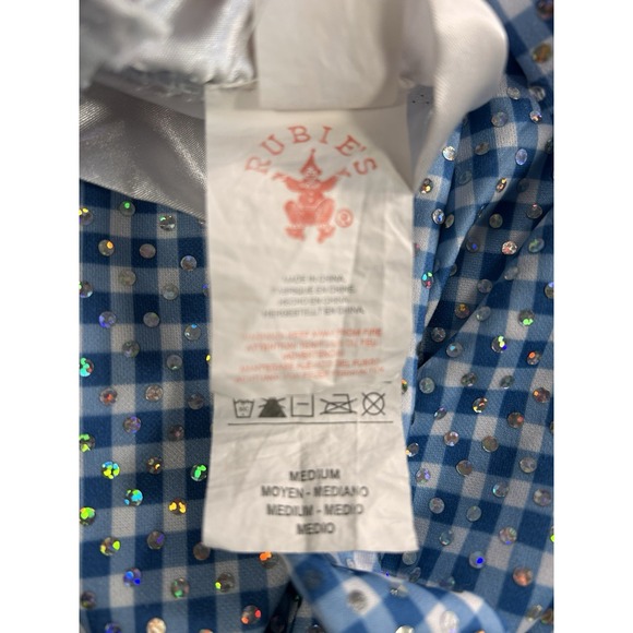 Rubies Wizard of Oz Dorothy‎ Halloween Costume Size Girls Medium - Picture 5 of 11